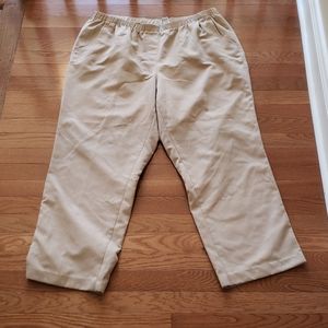 Kim Rogers Tan Khakis Sz 20W